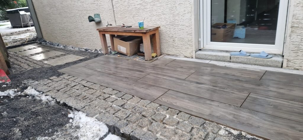 Terrasse Eingang Neuenhagen bei Berlin