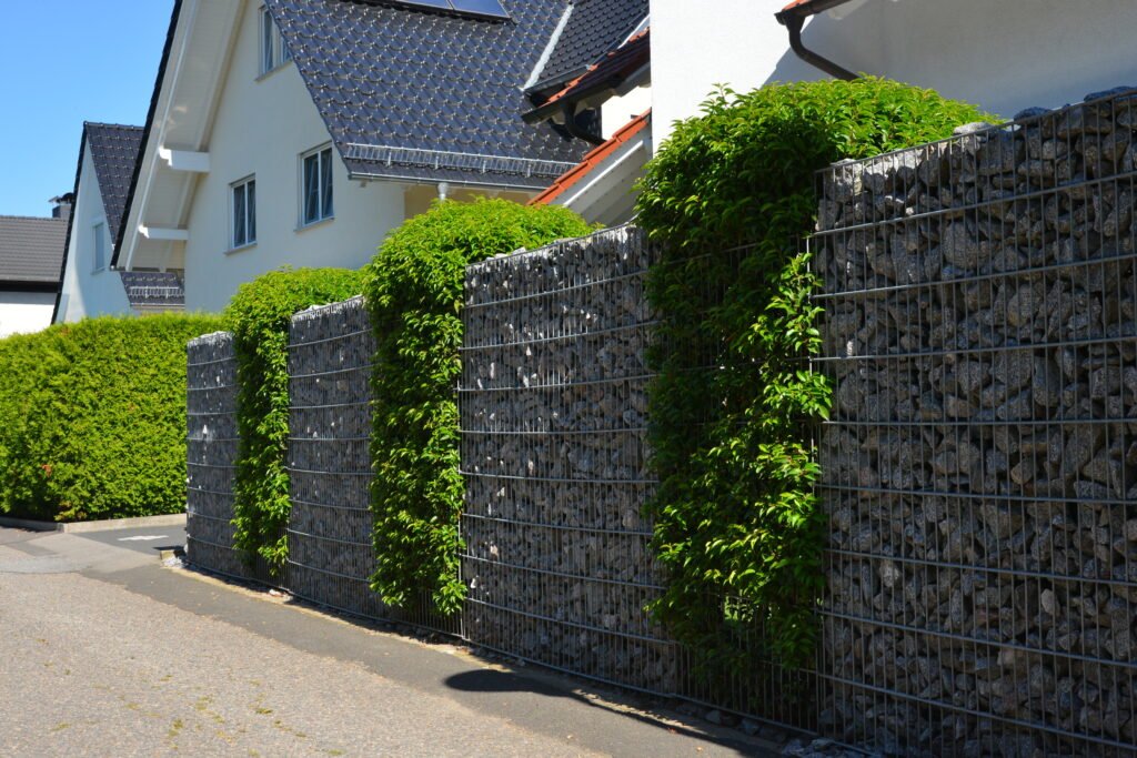 Gabionen Steinsäulen Neuenhagen
